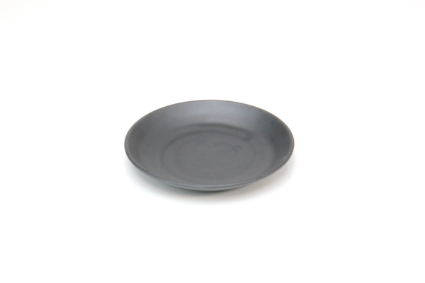 【食器】メラミンウェア 丸皿 15cm 黒